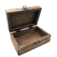 Средна дървена сувенирна кутия 15x10x6 см - Буда