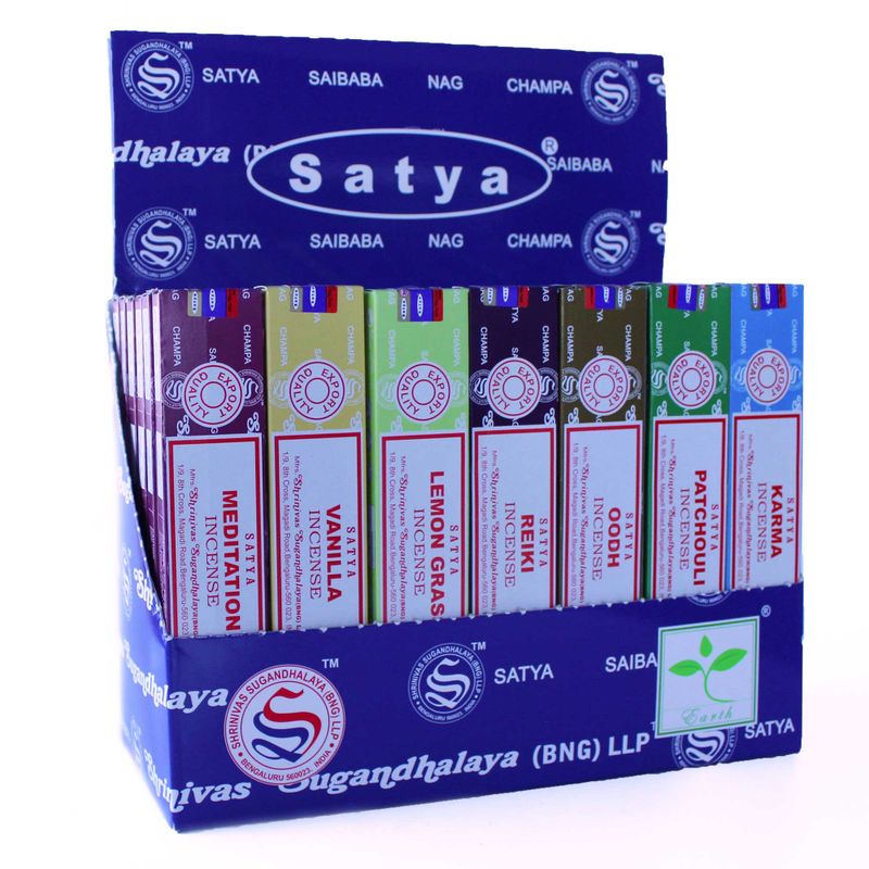 Презентационна Опаковка #1 с 42 Избрани Ароматни Пръчици "Satya" - 15гр