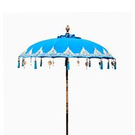 Bali Patio Parasol - памук - бирюзов декор - 2 м