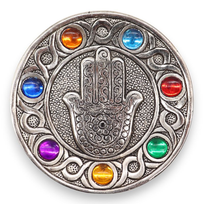 Държач за Тамянни Пръчици "7 Чакри" - Hamsa - 11.5см