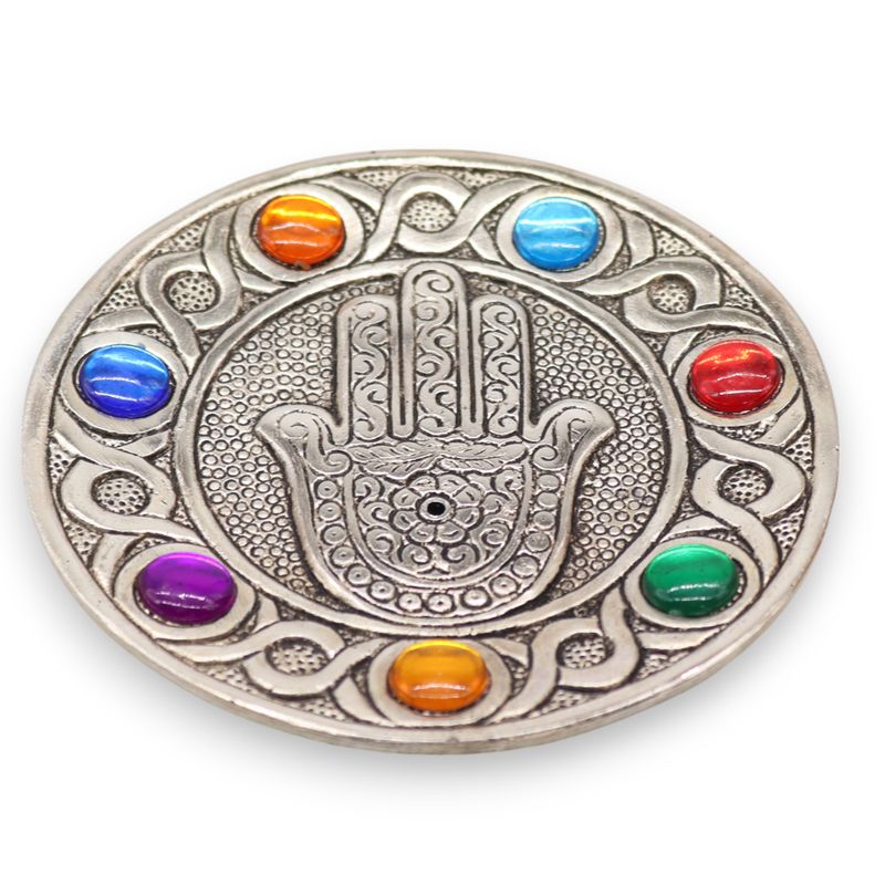 Държач за Тамянни Пръчици "7 Чакри" - Hamsa - 11.5см