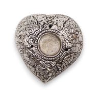 Държач за Тамянни Конуси и Пръчици "Малко Сърце" - 6x5.5x1.5см
