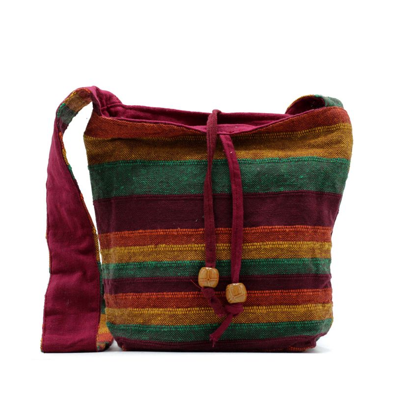 Nepal Sling Bag - Mountain Trek пясъчнокафяви и зелени