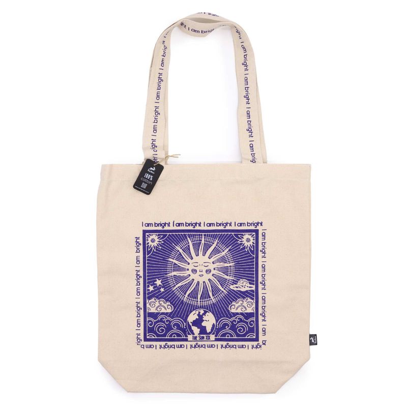 Hop Hare Tote Bag - Аз съм ярък - памучен канвас