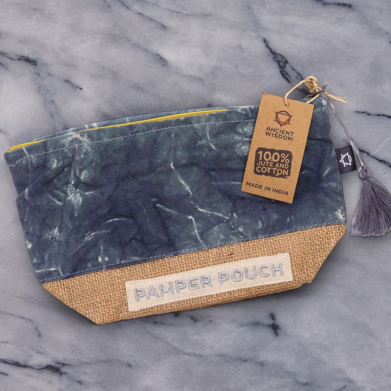 Pamper Pouch - въгленово - камъкоизпрано