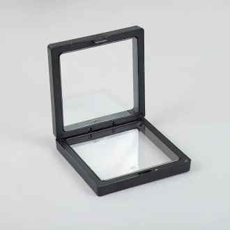 Малък 3D плаващ рамков дисплей 7x7 см - Черен