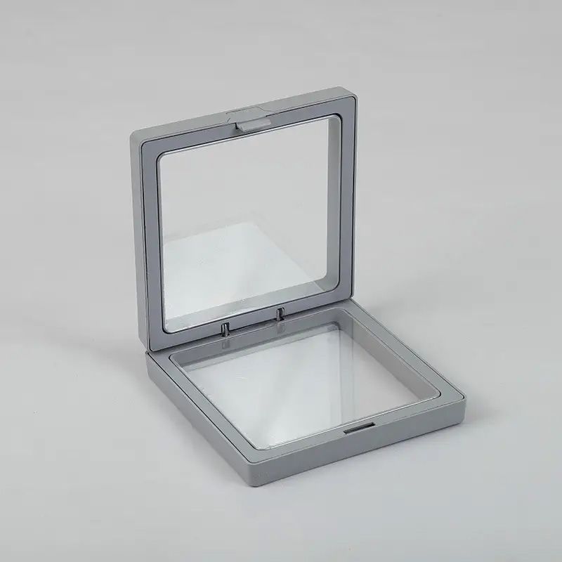Med 3D дисплей с плаваща рамка 9x9 см - сив
