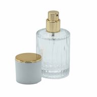 Флат Уайт - 30ml кръгла бутилка с ребра, спрей и капачка