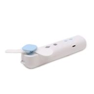 Бял USB Презареждащ се Вентилатор и Спрей за Лице с Нано Мъгла