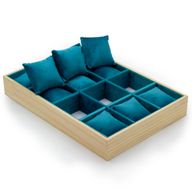 Витрина С Дванадесет Отделения И Възглавнички (35x24 см)