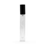 10ml квадратна висока тънка бутилка, черен спрей и капачка