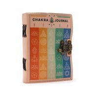 Кожен блокнот със седемте чакри и техните цветове, с ръбове deckle-edge (7x5")
