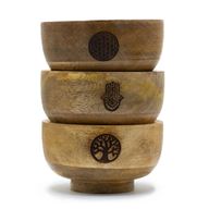 Малка Ритуална Купа - Поставка за Ароматни Конуси и Пръчици - 11x5,5см