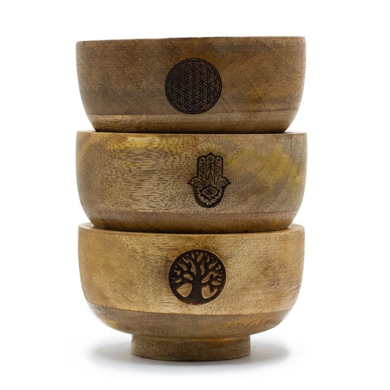 Малка Ритуална Купа - Поставка за Ароматни Конуси и Пръчици - 11x5,5см