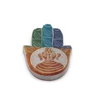 Поставка за Тамян от Стеатит "Hamsa" - 9x6см - Буда