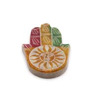 Поставка за Тамян от Стеатит "Hamsa" - 9x6см - Лицето на Слънцето