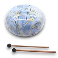 Метален Барабан Happy Drum Синьо Небе - 22x18 см