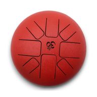 Метален Барабан Happy Drum Червен Ом - 22x16 см
