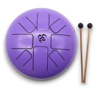 Метален Барабан Happy Drum Виолетов Ом - 22x16 см