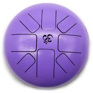 Метален Барабан Happy Drum Виолетов Ом - 22x16 см