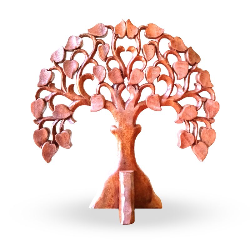 Кръгъл Декоративен Дървен Панел Ом 40 См