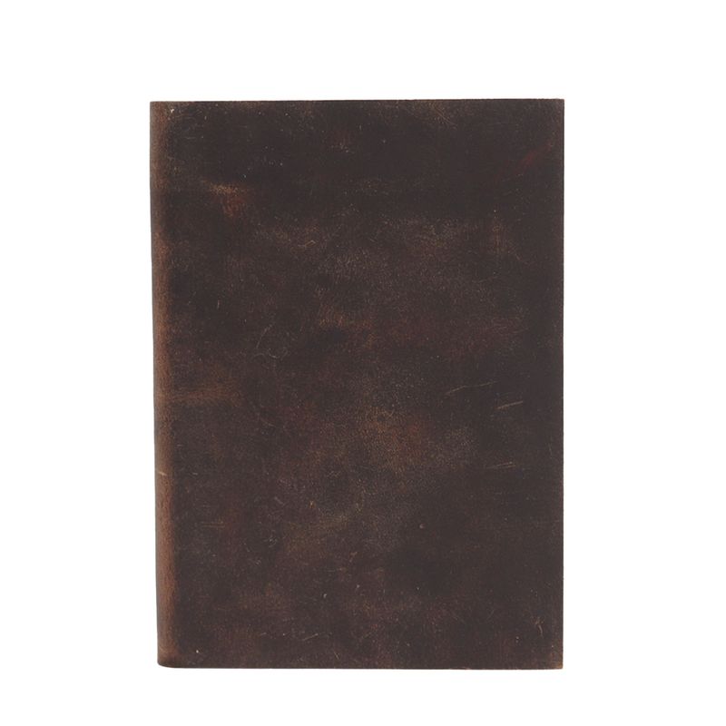 Черно-кафяв ежедневник за бележки - 100 страници с редове - 18×13 см
