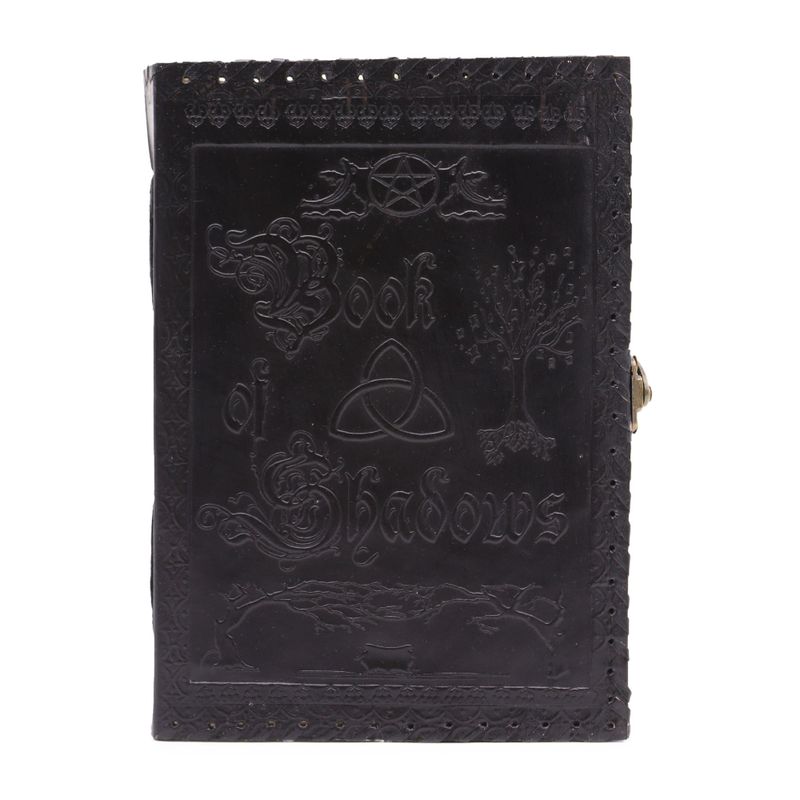 Голяма книга на сенките - черна - 200 страници - с неравни ръбове - 25x18x3 см