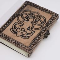Будда - Езотеричен тефтер - Антично сиво - 200 страници Stich Edge- 17.5x12.5x3 см
