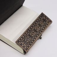 Будда - Езотеричен тефтер - Антично сиво - 200 страници Stich Edge- 17.5x12.5x3 см