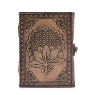 Lotus Madala - Езотеричен дневник - Антично сиво - 200 страници - сшит ръб - 17.5x12.5x3 см