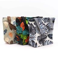 Тропическа удобна торба за пазар - (3x2 различни дизайни) - 32x23x10 см