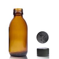 150 ml кехлибарено стъклено шише за лекарства - без капак