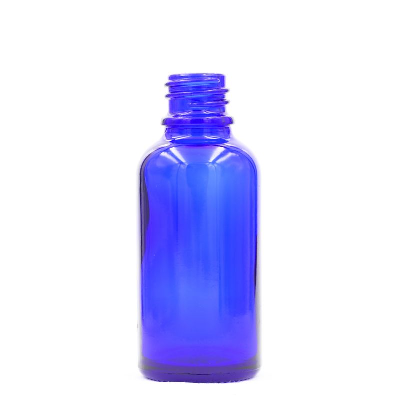30ml Синя стъклена бутилка с капкомер