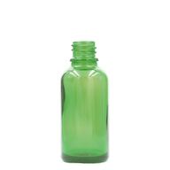 15ml зелена стъклена бутилка с капкомер - Без капачка