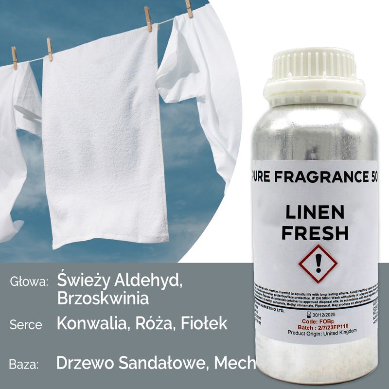 Linen Fresh чисто ароматно масло - 500 мл