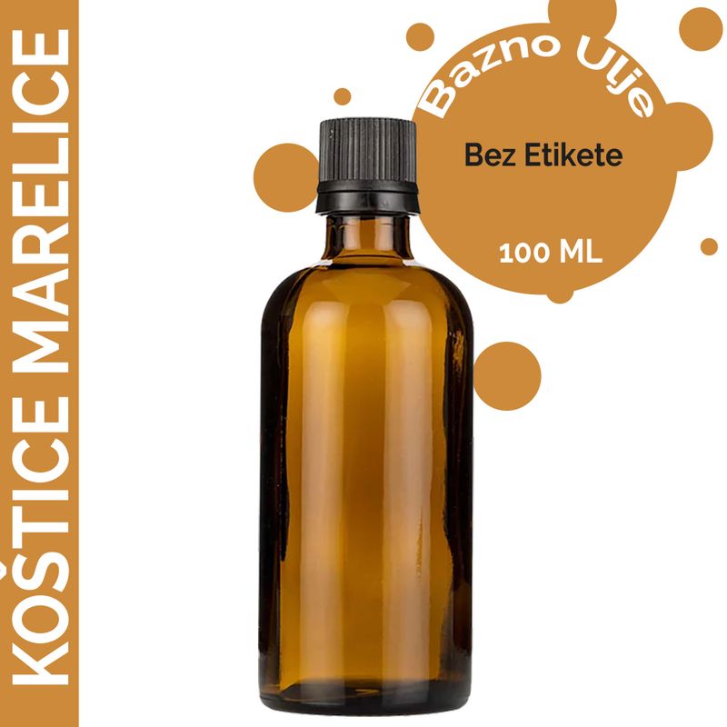 Небрандирано Био (базово) Масло от Кайсиеви Ядки - 100мл