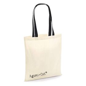 Памучна чанта Agnes and Cat 6 унции - 35x30 см - Agnes+Cat