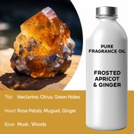Чисто ароматично масло Frosted Apricot & Ginger - 500 мл