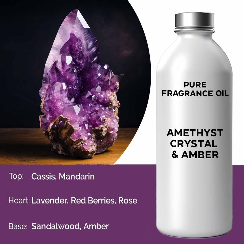 Аметист Crytal & Amber чисто ароматично масло - 500 мл