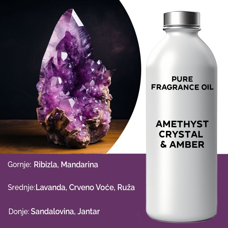 Аметист Crytal & Amber чисто ароматично масло - 500 мл