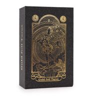 Комплект Златни Карти Таро с Книга - Подаръчна Кутия