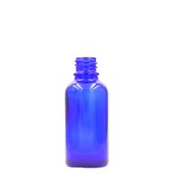 5ml син стъклен флакон с капкомер - Без капачка