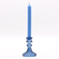 Ретро свещник за вечеря - кралско синьо