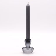 Mushroom Flip Dinner Candle / Свещник за чаени свещи - полунощно сиво