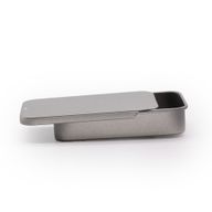 Плъзгащ се капак за мини метална кутия-дозатор - 15 г (8x3.4x1.2 см)