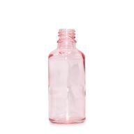 30ml шише с капкомер от стъкло в розов цвят