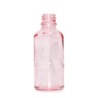 50 ml стъклена бутилка с капкомер в розово-розов цвят