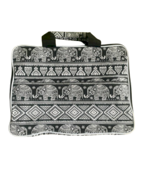 Подплатена чанта за лаптоп (Elepants Motiff) 33x24x3 см