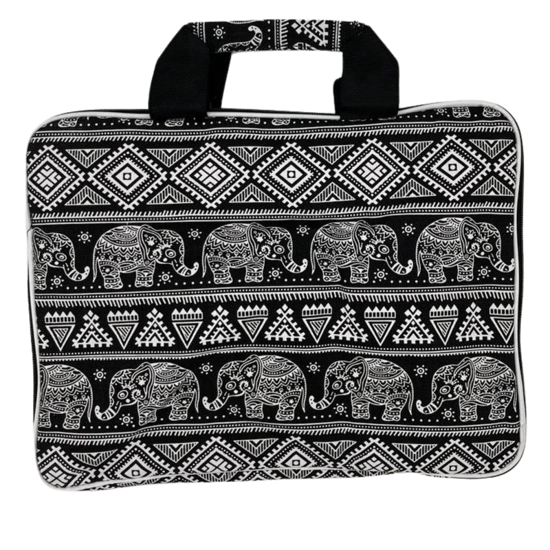 Подплатена чанта за лаптоп (Elepants Motiff) 33x24x3 см