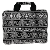 Подплатена чанта за лаптоп (Elepants Motiff) 33x24x3 см